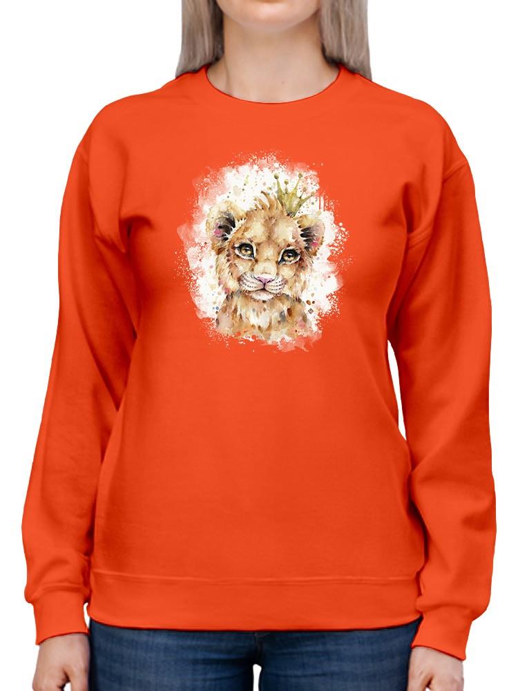 Little Lion Cub Sweatshirt -Sillier Than Sally Designs