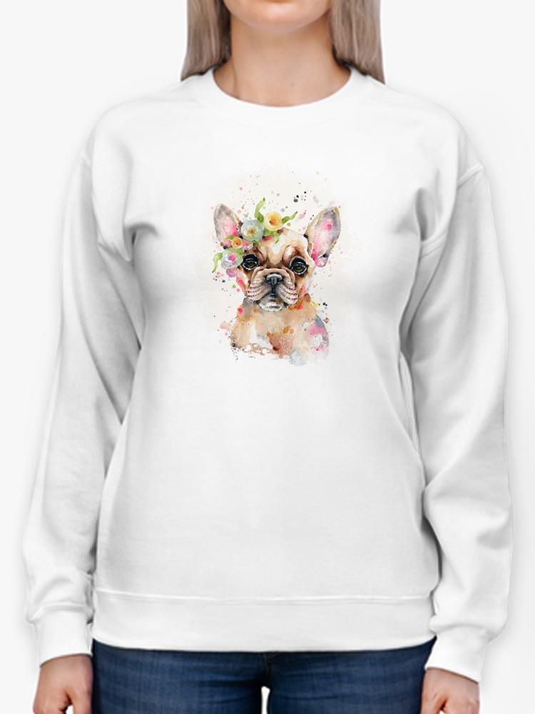 Little French Bulldog Sweatshirt -Sillier Than Sally Designs