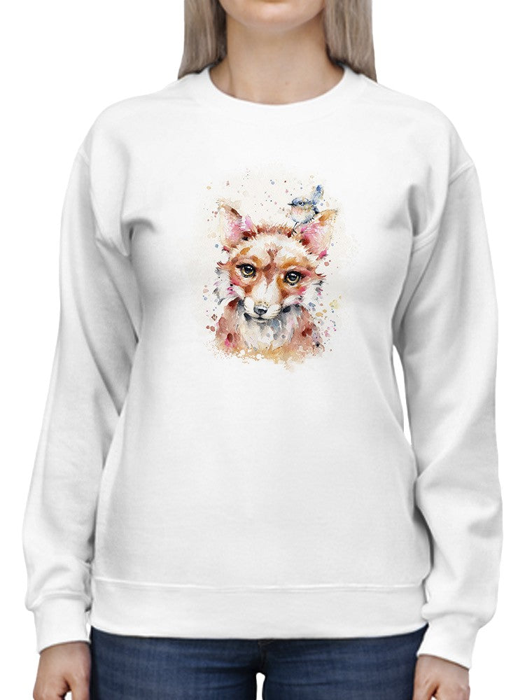 Little Fox Sweatshirt -Sillier Than Sally Designs