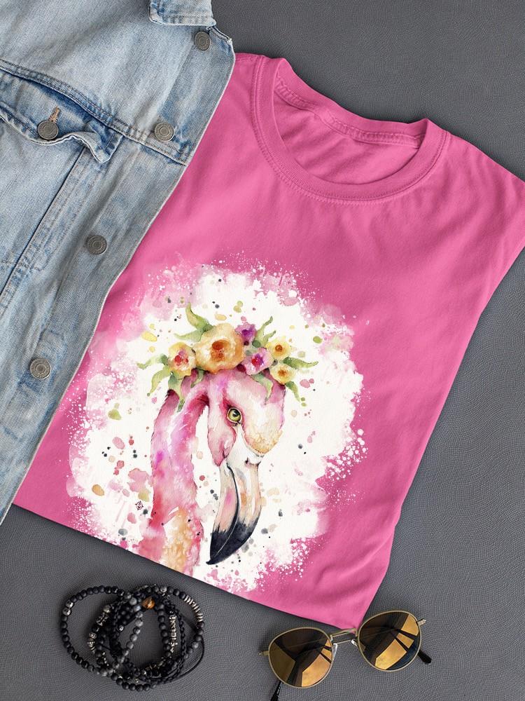 Little Flamingo T-shirt -Sillier Than Sally Designs