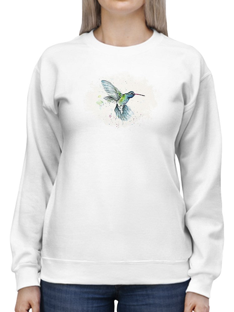 Hummingbird Flurry Sweatshirt -Sillier Than Sally Designs