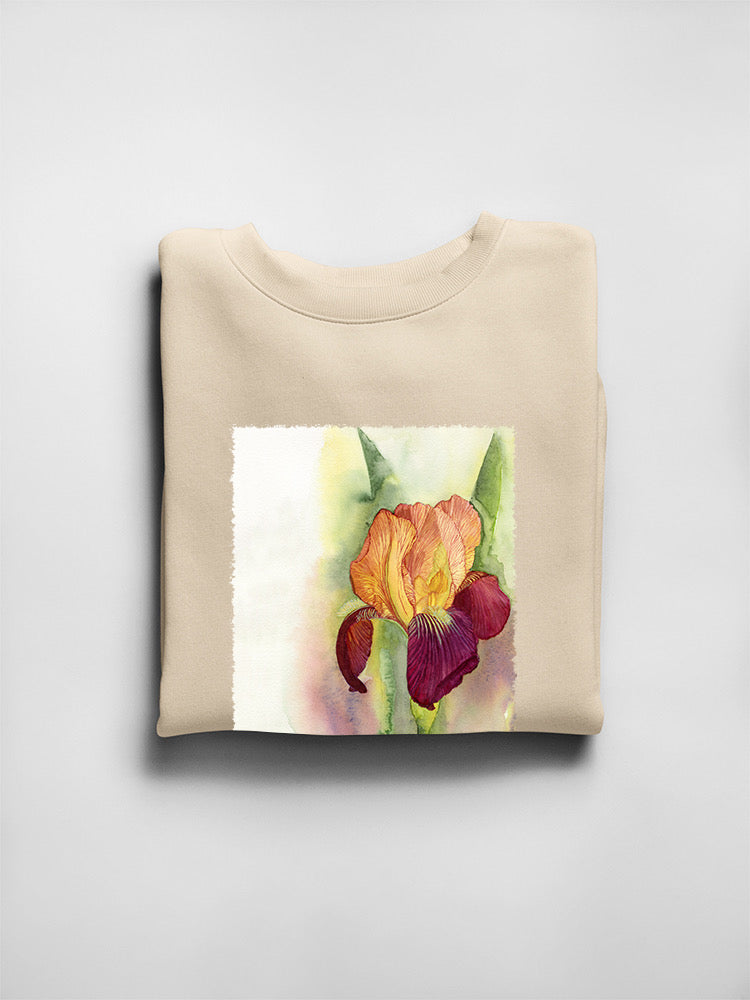 Blooming Bearded Iris Sweatshirt -Katie Lloyd Designs