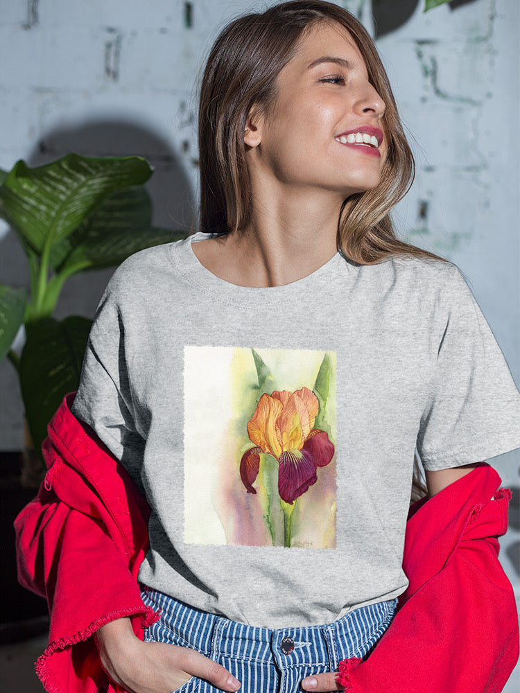 Blooming Bearded Iris T-shirt -Katie Lloyd Designs