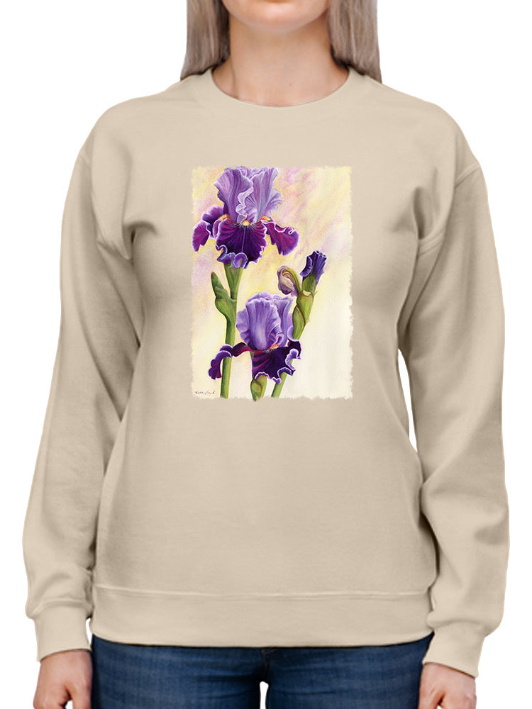Family Iris Blooms Sweatshirt -Katie Lloyd Designs