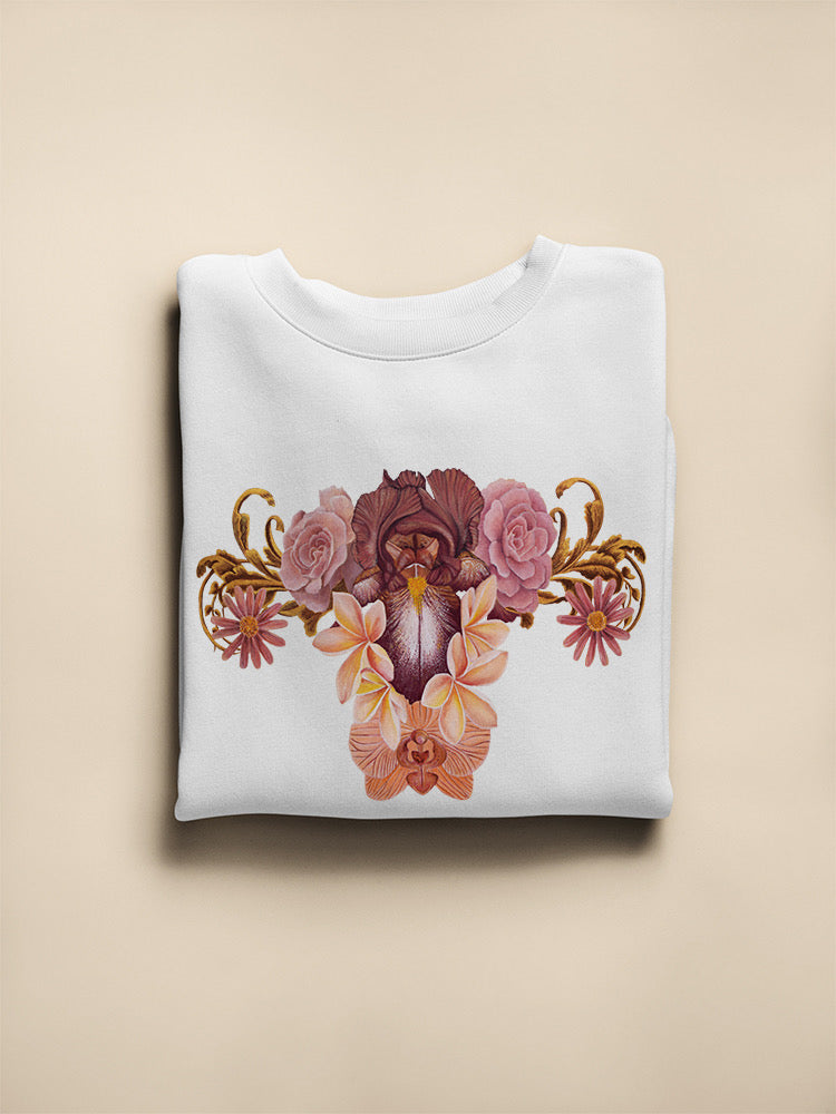 Rococo Flower Hoodie or Sweatshirt -Katie Lloyd Designs