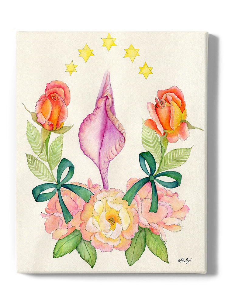 Star Yoni Flower Wall Art -Katie Lloyd Designs
