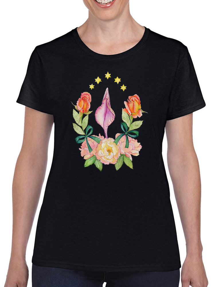 Star Yoni Flower T-shirt -Katie Lloyd Designs