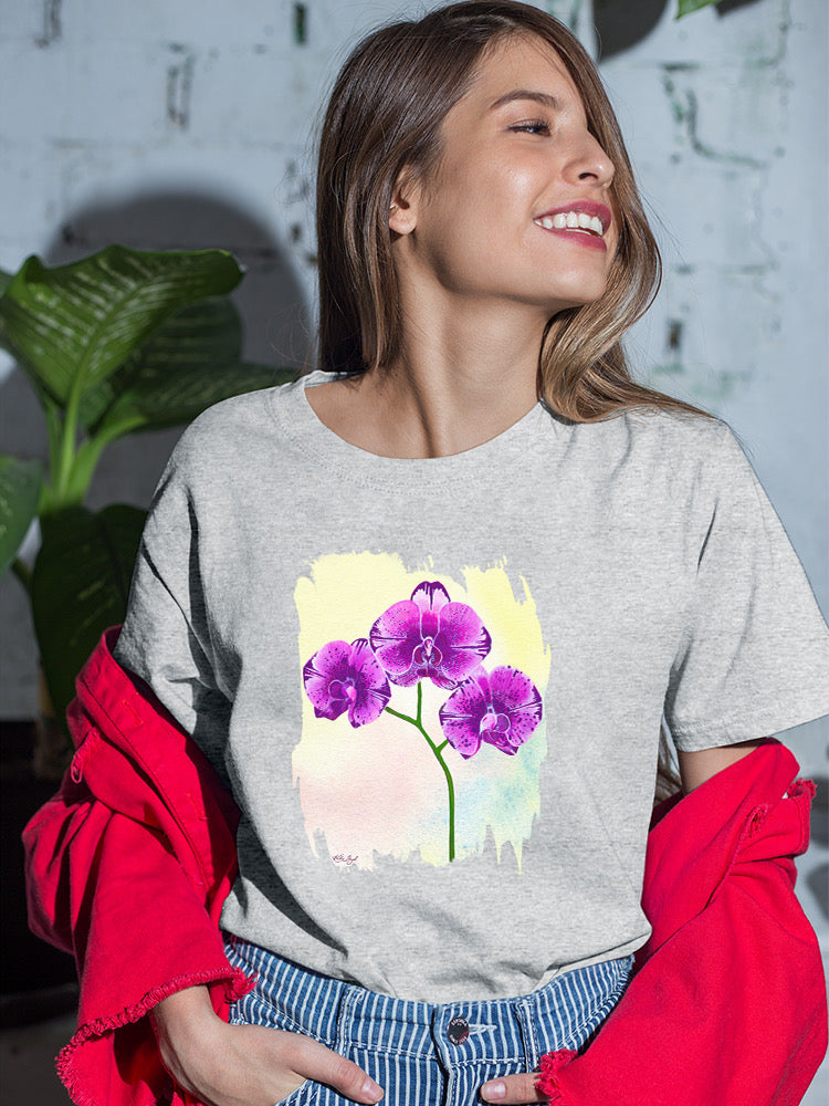 Triple Purple Orchid T-shirt -Katie Lloyd Designs