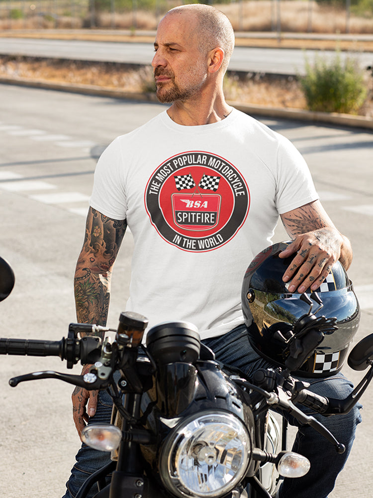The Most Popular Motorcycle T-shirt Men's -BSA Designs