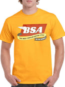 Bsa The Most Popular Motorcycle T-shirt -BSA Designs