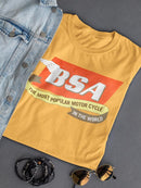 Bsa The Most Popular Motorcycle T-shirt -BSA Designs
