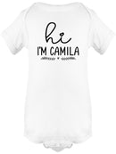 Hi I'm "Name" Bodysuit Baby's -Custom Designs