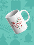 Custom Christmas Heart Mug -Custom Designs