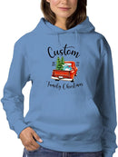 Custom Christmas Truck Hoodie or Sweatshirt -Custom Designs