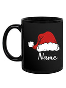 Santa Hat Custom Name Mug -Custom Designs