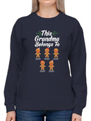 This Grandma Custom Christmas Sweatshirt -Custom Designs