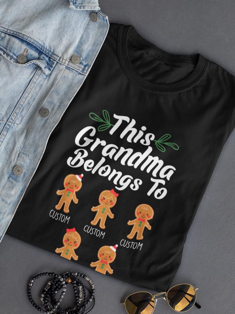 This Grandma Custom Christmas T-shirt -Custom Designs