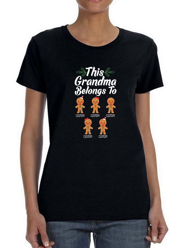 This Grandma Custom Christmas T-shirt -Custom Designs