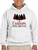 Custom Family Christmas Trees Hoodie or Sweatshirt -Custom Designs