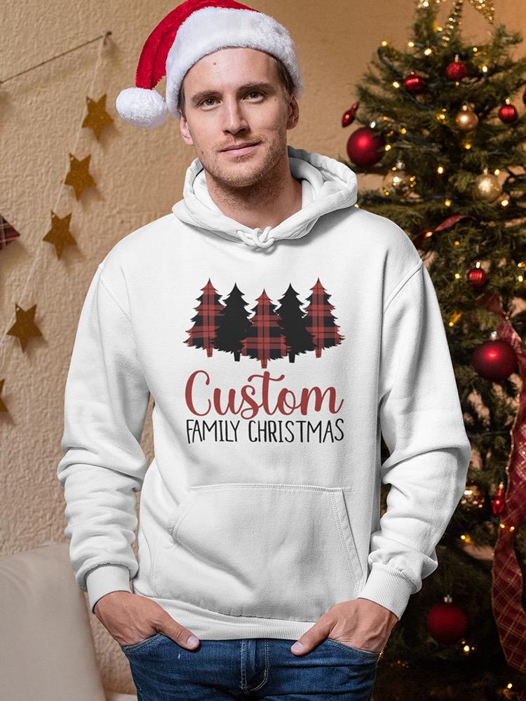 Custom Family Christmas Trees Hoodie or Sweatshirt -Custom Designs