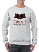 Custom Family Christmas Trees Hoodie or Sweatshirt -Custom Designs