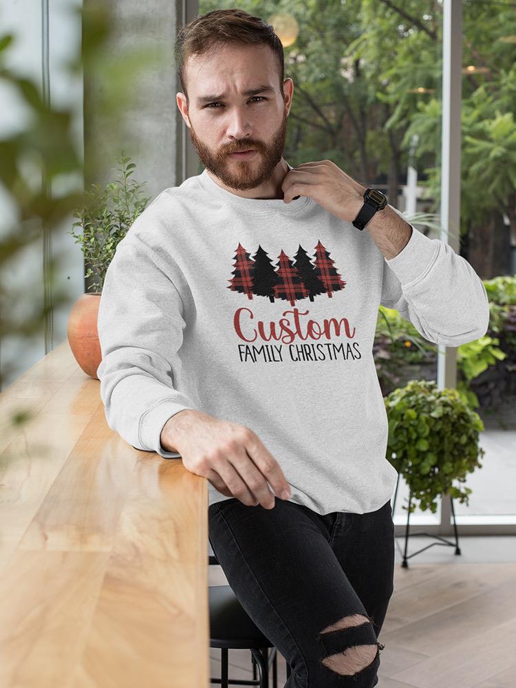 Custom Family Christmas Trees Hoodie or Sweatshirt -Custom Designs