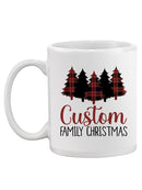 Custom Family Christmas Trees Mug -Custom Designs