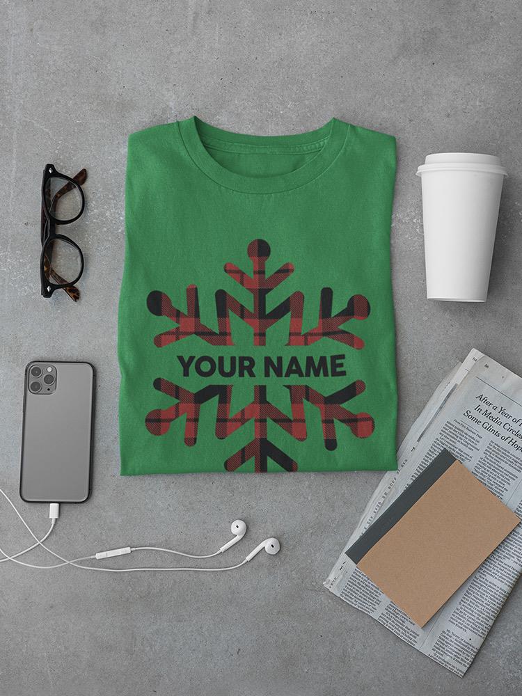Snowflake Custom Name T-shirt -Custom Designs