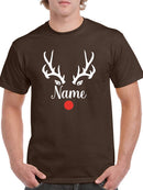 Reindeer Custom Name T-shirt -Custom Designs
