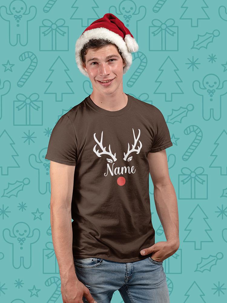 Reindeer Custom Name T-shirt -Custom Designs