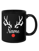 Reindeer Custom Name Mug -Custom Designs
