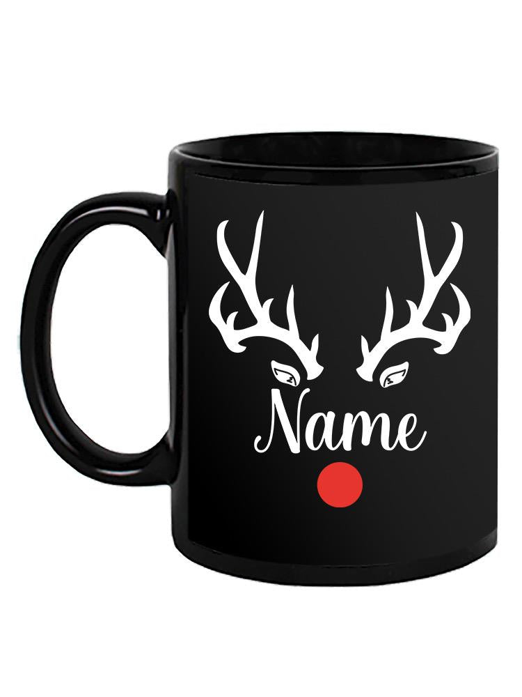 Reindeer Custom Name Mug -Custom Designs