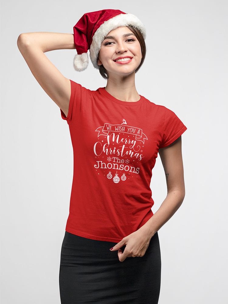 Merry Christmas Custom T-shirt -Custom Designs