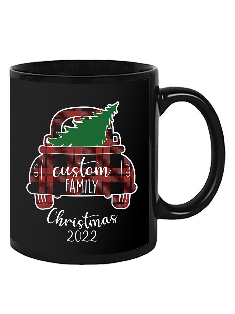 Custom Family Christmas Tree Mug -Custom Designs