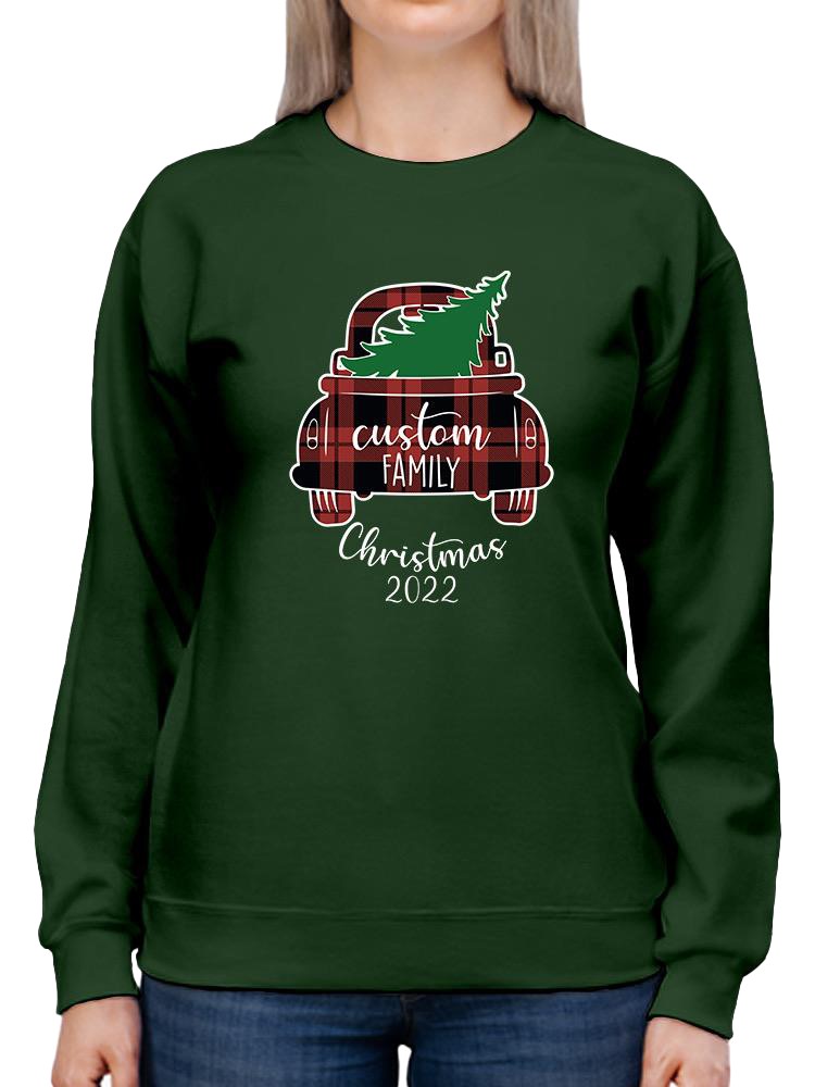 Custom Family Christmas Tree Sweatshirt -Custom Designs