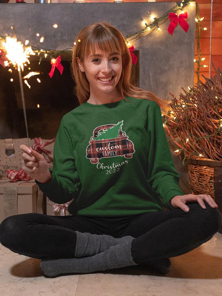 Custom Family Christmas Tree Sweatshirt -Custom Designs