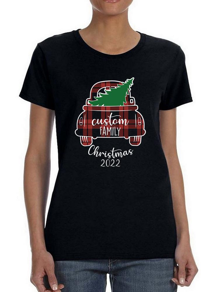 Custom Family Christmas Tree T-shirt -Custom Designs