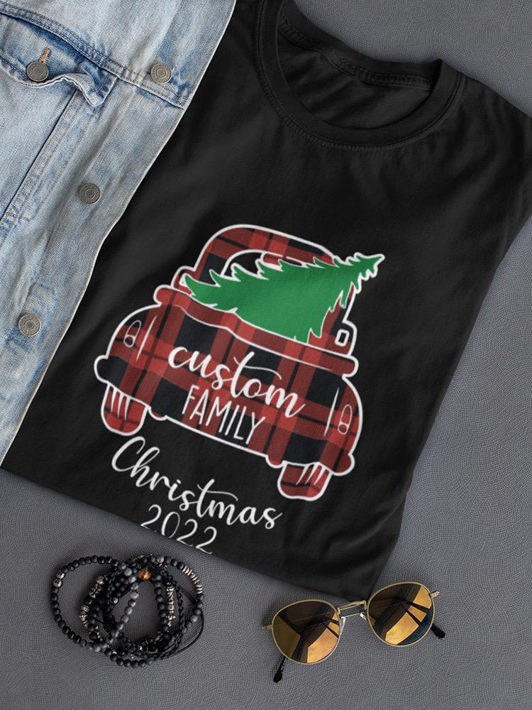 Custom Family Christmas Tree T-shirt -Custom Designs