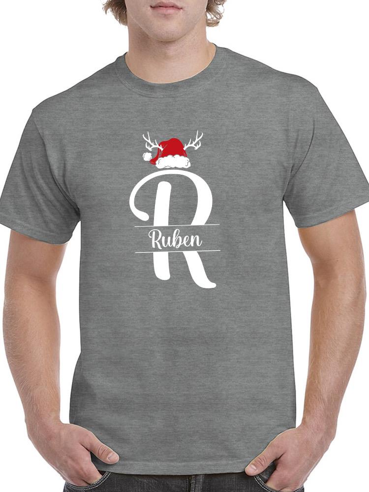 Name And Santa Hat T-shirt -Custom Designs