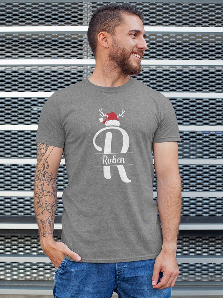 Name And Santa Hat T-shirt -Custom Designs