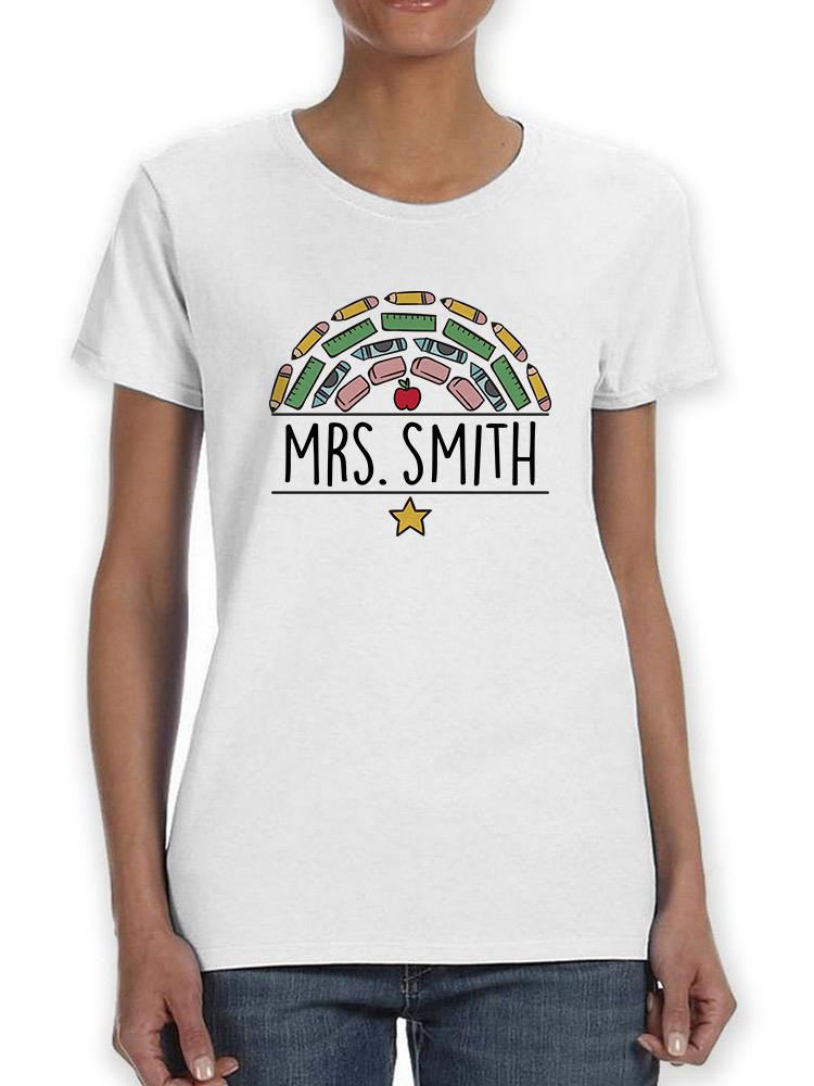 Mrs. Custom And Utensils T-shirt -Custom Designs