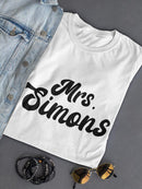 Mrs. Custom T-shirt -Custom Designs