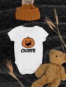Pumpkin Custom Name Bodysuit -Custom Designs