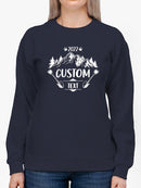 Custom Text Landscape Sweatshirt -Custom Designs
