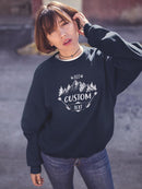 Custom Text Landscape Sweatshirt -Custom Designs