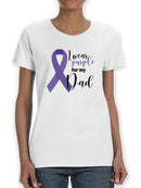 I Wear Purple For My Custom T-shirt -Custom Designs