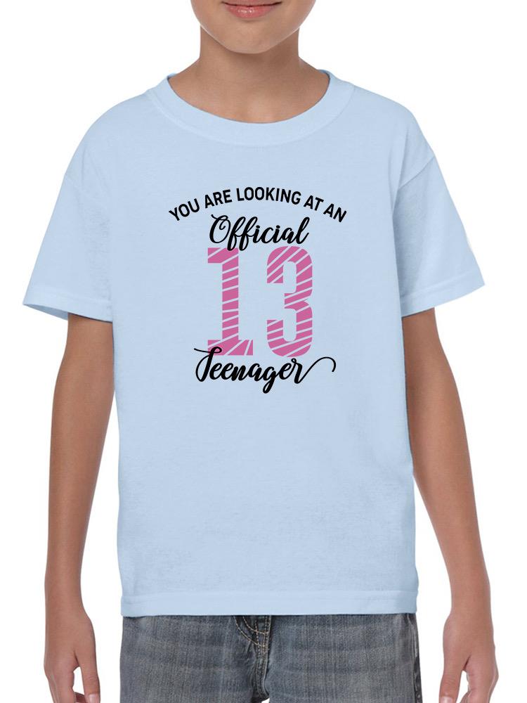 Official Teenager Custom T-shirt -Custom Designs