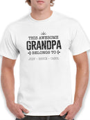 This Awesome Grandpa Belongs To T-shirt -Custom Designs