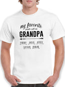 My Fav People Call Me Grandpa T-shirt -Custom Designs