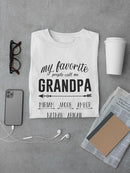 My Fav People Call Me Grandpa T-shirt -Custom Designs
